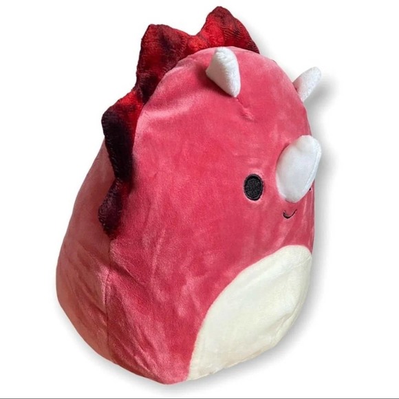 Squishmallow Tristan Red Triceratops 8" Plush Dino Dinosaur Stuffed Animal NEW - Picture 7 of 7